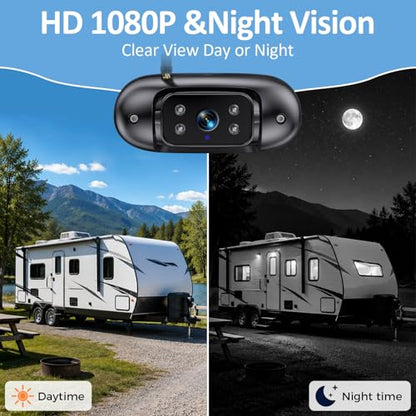 HD 1080P RV Backup Camera Wireless Easy Install