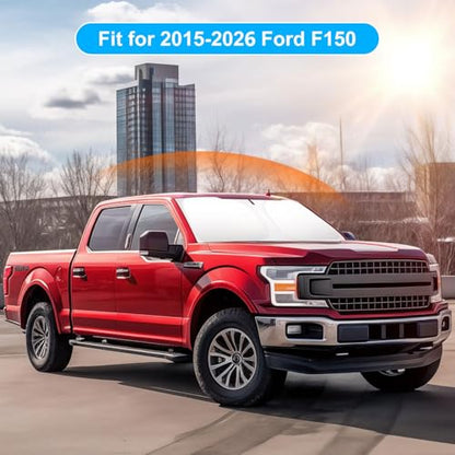 for 2015 2026 Ford F150 Windshield Sun Shade