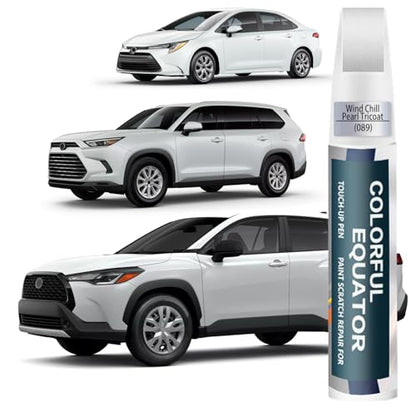089 Wind Chill Pearl Tricoat Car Touch Up Paint for Toyota OEM Color Match