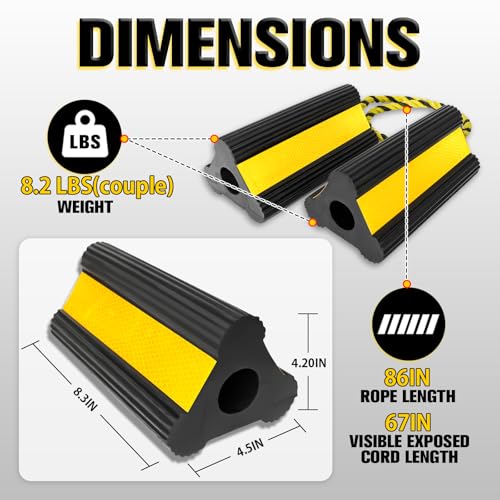 Heavy Duty Wheel Chocks with Extra