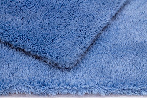 Korean Plush Premium Edgeless Microfiber Detailing Towels (4 Count)