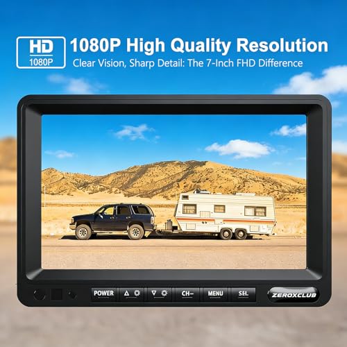 Digital Wireless Backup Camera System Kit for RV