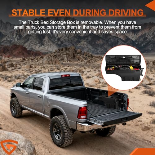 Truck Bed Swinging Toolbox Fits for Dodge Ram 1500 2500 (7.5 Count)