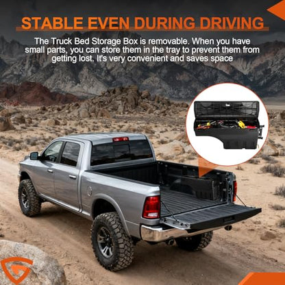 Truck Bed Swinging Toolbox Fits for Dodge Ram 1500 2500 (7.5 Count)