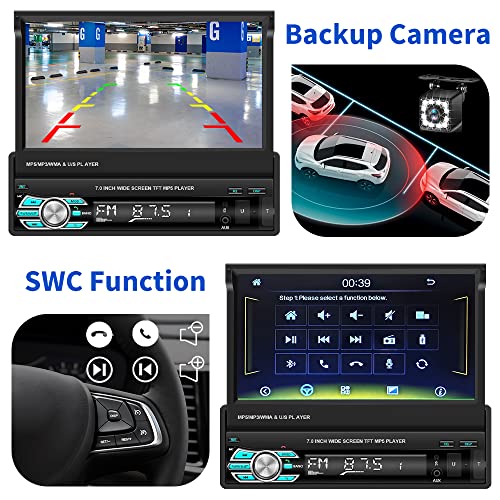 7'' Single Din Carplay Car Stereo