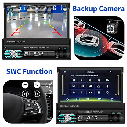 7'' Single Din Carplay Car Stereo