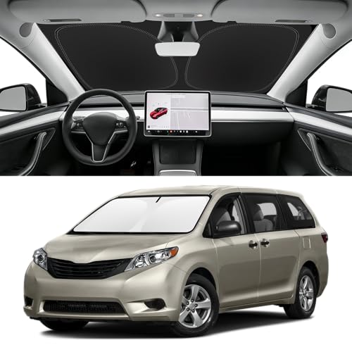 Custom Fit Windshield Sun Shade for Toyota Sienna 2011