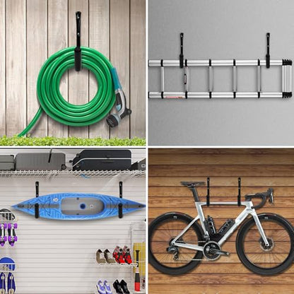 15" Heavy Duty Garage Storage Hooks (8 Count)