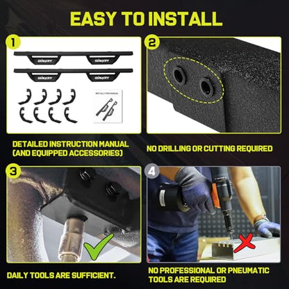 Running Boards Compatible with 2019 (2 Count)