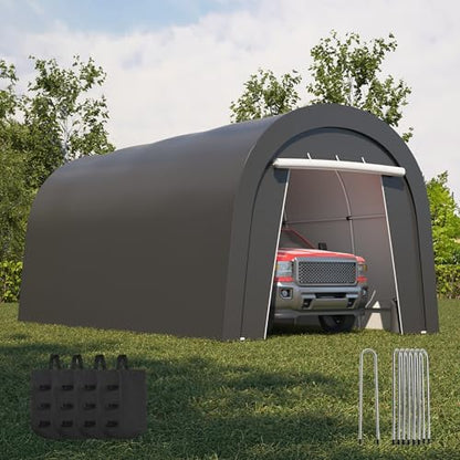 10' x 20' Carport with 6 Heavy Duty Ground Stakes