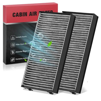 2PC CF10936 Cabin Air Filters with Activated Carbon Compatible with BMW 2016
