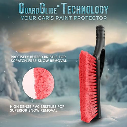 27" Aluminum Car Snow Scraper and Brush