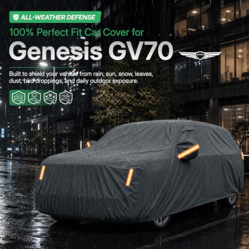 Waterproof Heavy Duty Car Cover Custom Fit Genesis GV70