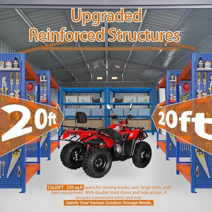 Sheds & Outdoor Storage 13x20ft Upgrade