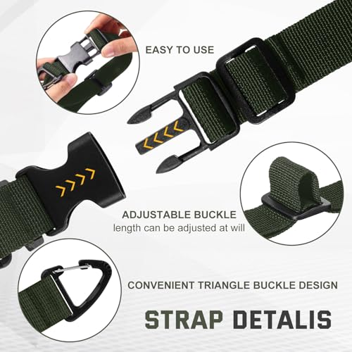 6 Pack Adjustable Extension Cord Holder Straps (6 Count)
