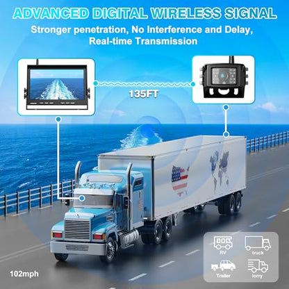 HD 10" Wireless Backup Camera System