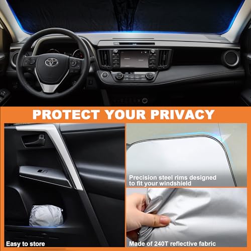 Foldable Front Windshield Sunshade fit for Toyota RAV4 2013