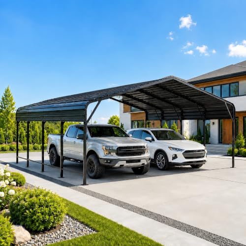 20x20 Heavy Duty Metal Carport
