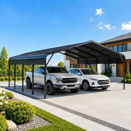 20x20 Heavy Duty Metal Carport