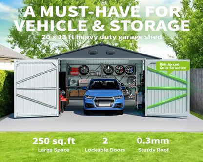 20 x 13 FT Outdoor Storage Shed
