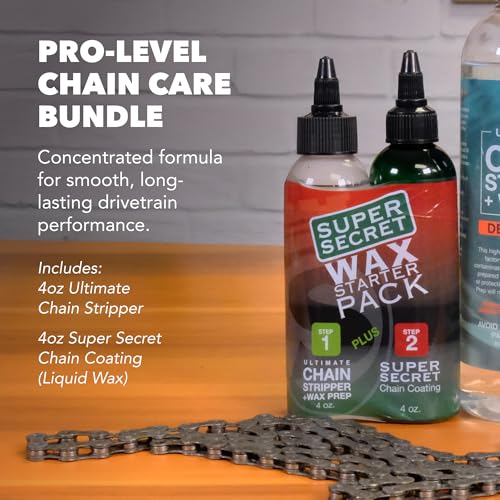 Chain Bike Chain Cleaner and Liquid Wax Bundle (8 Fl Oz)