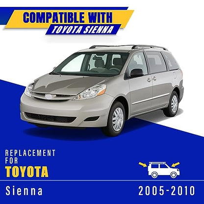 3 Wipers Fits Toyota Sienna 2005