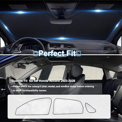 Thicken Sun Shades for Honda Accord 2023 (8 Count)