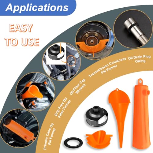 Oil Change Tool Kit for Harley Davidson Accessories