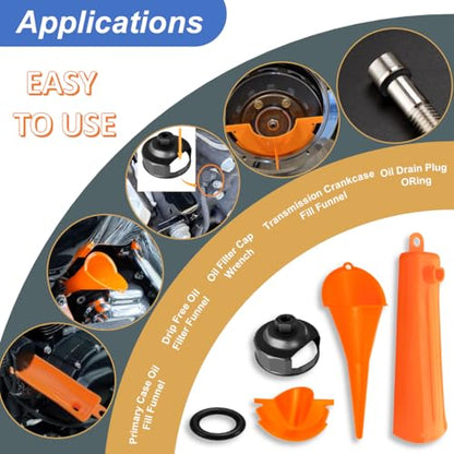 Oil Change Tool Kit for Harley Davidson Accessories