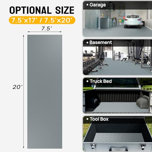 7.5 x 20 FT Garage Floor Mat