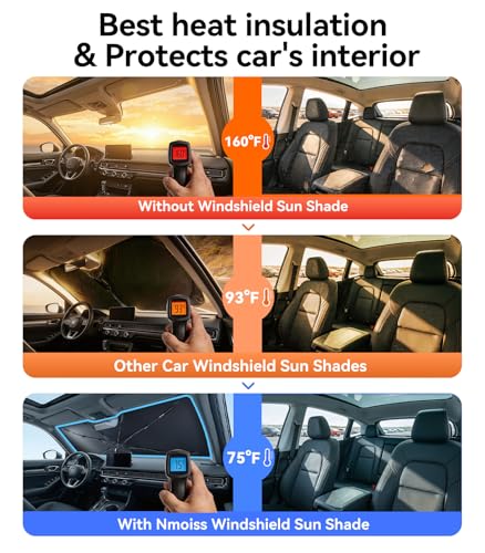 Upgraded] Nmoiss Windshield Sun Shade Umbrella
