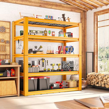 Orange Garage Shelving 3