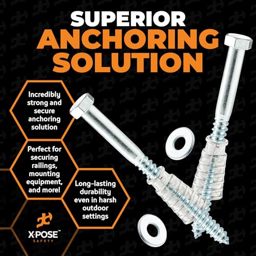 Parking Stoppers Concrete Anchors (6 Count)