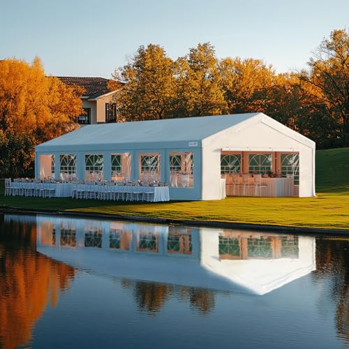 20'x40' Heavy Duty Party Tent Outdoor Canopy with Church Windows
