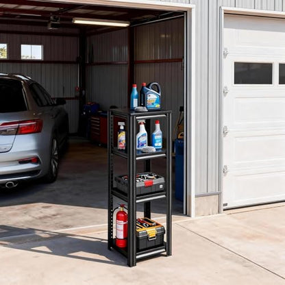 Heavy Duty 4 Tier Adjustable metal garage shelving Unit