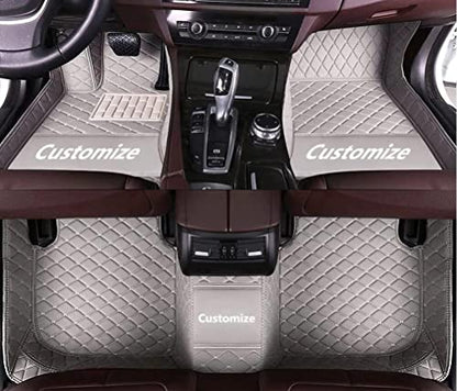 Custom All Weather Protection Leather Car Floor Mats for Cars Sedan SUV Sports Car Waterproof Floor Mat