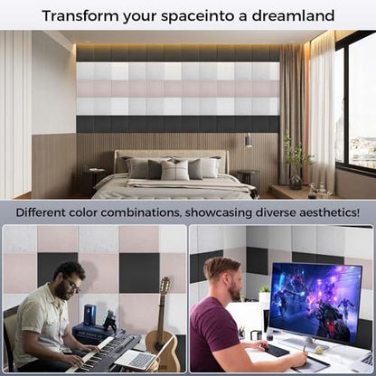 Square Acoustic Panels (10 Count)