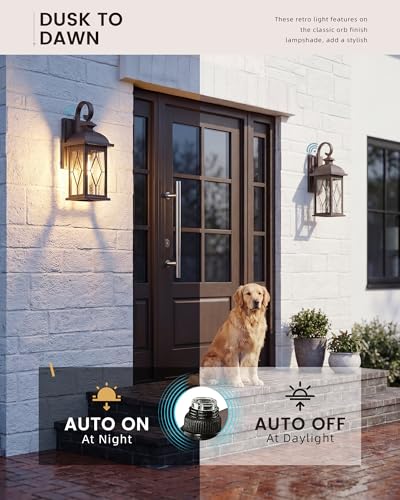 Dusk to Dawn Outdoor Wall Light Fixtures