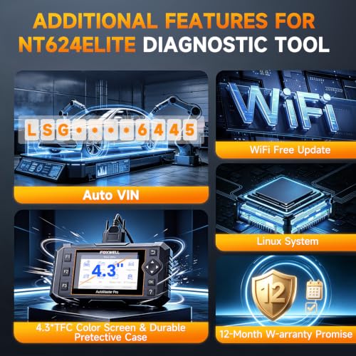2026 FOXWELL NT624 Elite OBD2 Scanner