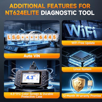 2026 FOXWELL NT624 Elite OBD2 Scanner