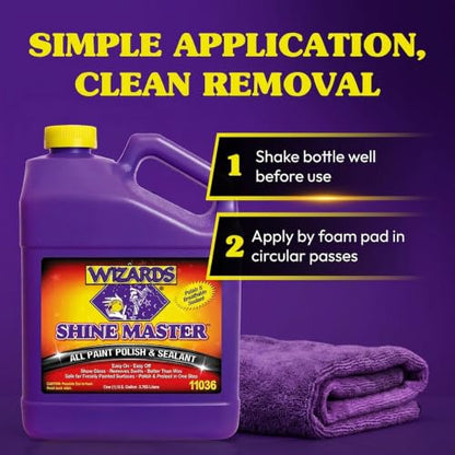 Shine Master Polish & Breathable Sealant (128 Fl Oz)