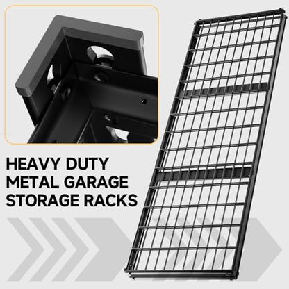 5 Tier 60" W X 20" D X 72" H Storage Shelves 3000LBS Metal Garage Shelving Adjustable Storage Shelf Metal Racks with Shelves Heavy Duty Shelving Units and Storage Utility Shelf (5 Count)