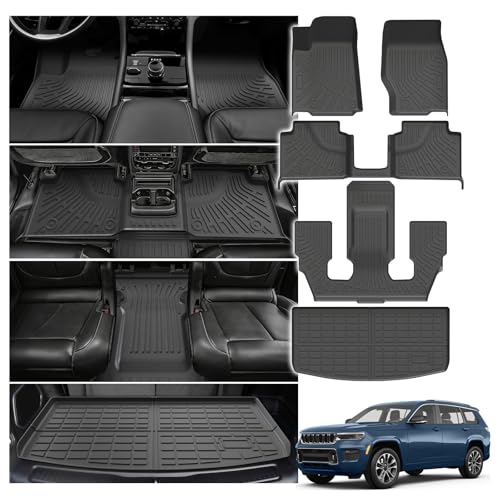 Floor Mats Cargo Liner for Jeep Grand Cherokee L 2021