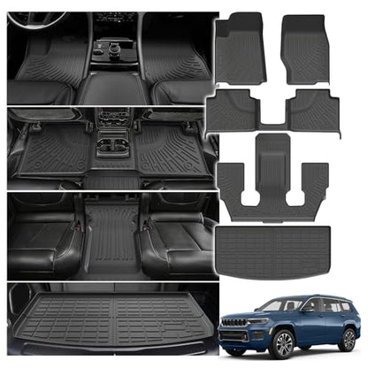 Floor Mats Cargo Liner for Jeep Grand Cherokee L 2021
