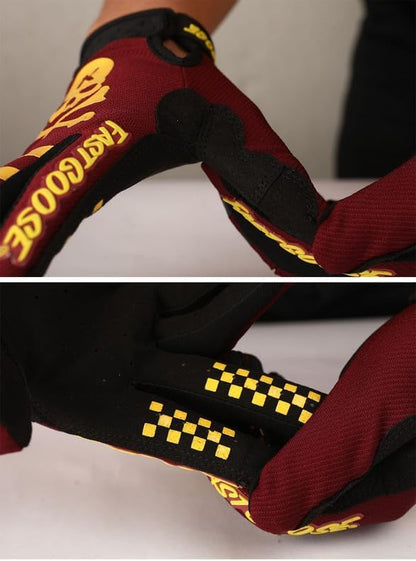 Dirt Bike Motorcycle Gloves for Men Women Finger Touchscreen Motorbike Gloves for BMX ATV MTB Riding, Road Racing, Cycling, Climbing, Motocross