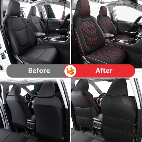 RAV4 Car Seat Covers Full Set Gray for 2019