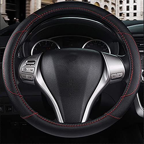 Leather Car Steering Wheel Cover