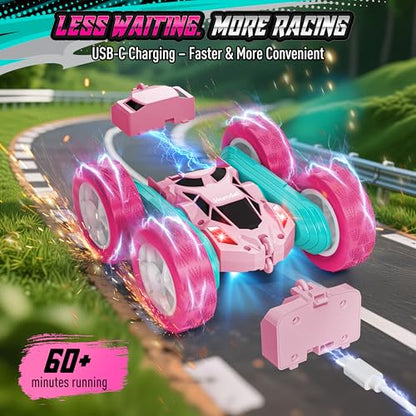 Pink RC Car for Girls Age 6+
