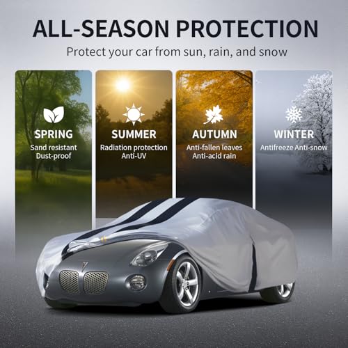 Multi Layer Car Cover Custom Fit for Pontiac Solstice