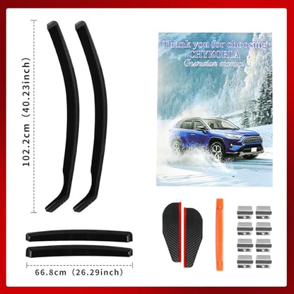 4PCS in Channel Window Rain Guards Fit for Nissan Altima 2019 (4 Count)